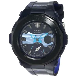 Casio Girls Dames Blue Dial Analog Watch Baby-G Montre BGA-220B-2A, Band: Blue