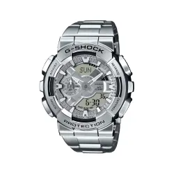 Casio G-Shock GM-110D-8ADR Analog-Digital Silver Dial Men (G1687)