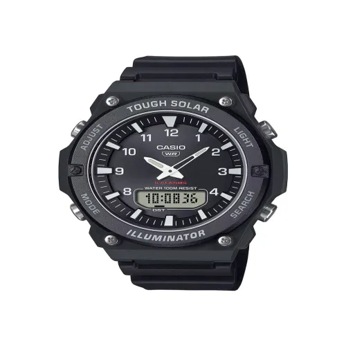 Image of CASIO Men Dial & Straps Analogue and Digital Chronograph Solar Powered Watch AD286