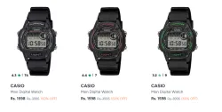 Casio Men Digital Watch up to 68% Discount