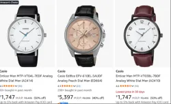casio mens watchs Upto 50% Discount