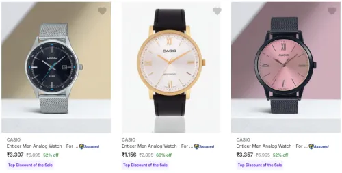 Image of Casio Men's Analog Watches @ Up to 60% Discount