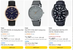 Casio Men's Watches Upto 50% Discount
