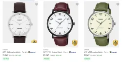 Casio Mens Wrist Watches at minimum 50% Discount