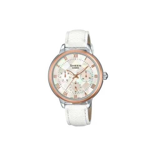 Image of Casio Sheen Analog Mother of Pearl Dial Women's Watch