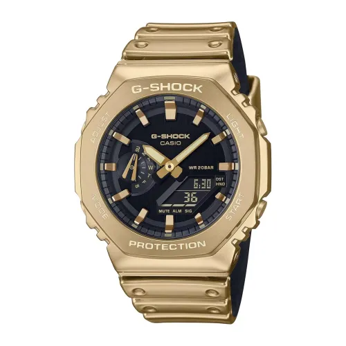 Image of Casio G-Shock GM-2100YMG-9ADR Analog-Digital Gold Dial Men (G1669)