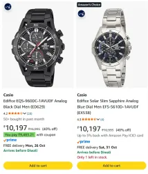 Casio Watch at minimum 40% Discount