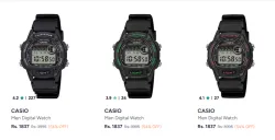 Casio Watches at minimum 54% Discount