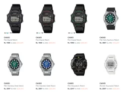 CASIO Watches Up to 60% Discount