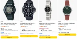 CASIO Watches upto 50% off starting @ ₹847