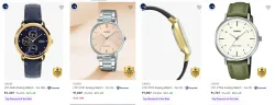 CASIO Womens Wrist Watches at minimum 50% Discount