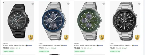 Image of CASIO Wrist Watches at minimum 40% Discount
