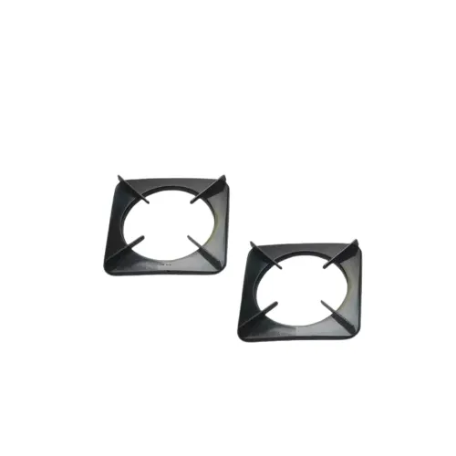 Image of Cast Iron Square Gas Stove Pan Support Stand, Set of 2 Pieces