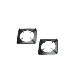 Cast Iron Square Gas Stove Pan Support Stand for LPG Stove, Burner Holder for Chula Stove(Set of 2 Pieces)