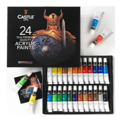 Castle Art Supplies Acrylic Paint Set, Set of 24