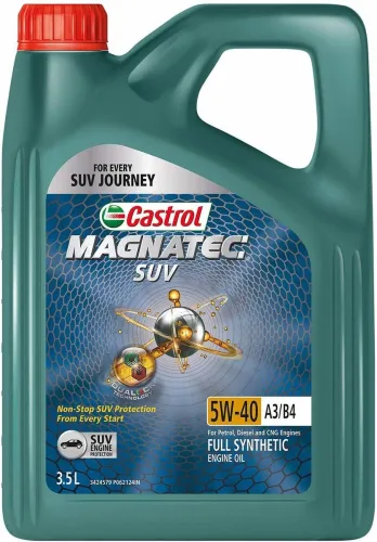 Image of Castrol Magnatec SUV 5W-40 Full Synthetic Full-Synthetic Engine Oil  (3.5 L, Pack of 1)