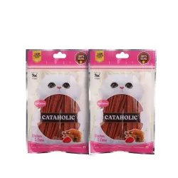 Cataholic Chicken and Tuna Sliced Cat Treats 50g Pack of 2