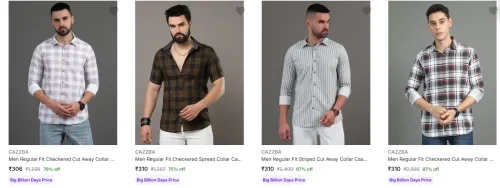 Image of Cazzba Men's Shirts upto 87% Discount