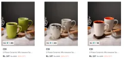 CDI Cups And Mugs upto 86% Discount