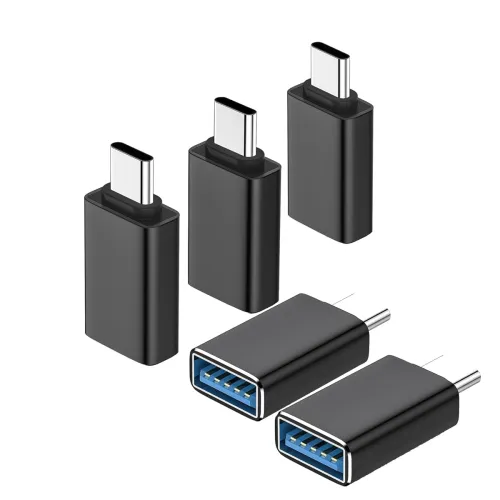 Image of C&E USB Type-C to USB-A OTG Adapter (5 Pack)