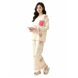 Celary Womens Korean Night Suit Set