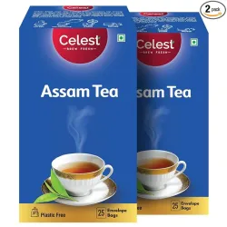Celest Assam Black Teabags 50 pcs | 25 Tea Bags - Pack of 2