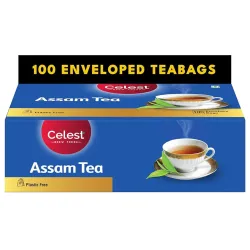 Celest Tea Bags 100 | ENVELOPED | Assam Black Tea Bags | Teabag | Rich Taste of Assam Tea