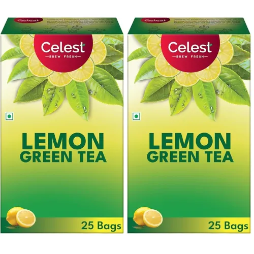 Image of Celest Green Tea 25 Teabags (Pack of 2)