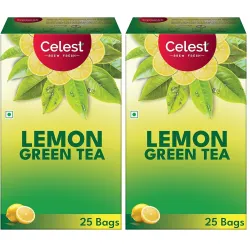 Celest Green Tea 25 Teabags (Pack of 2)