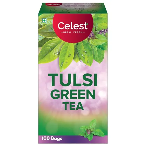 Image of Celest Green Tea - Tulsi - 100 Bags 
