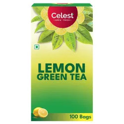 Celest Lemon Green Tea for Weight Loss - 100 Teabags | Green Tea