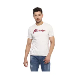 Celio Mens Round Neck Slub T-Shirt