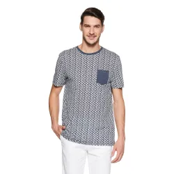 Celio Mens Solid Regular Fit T-Shirt