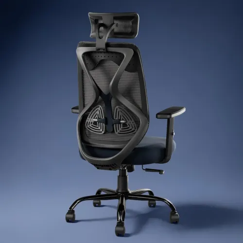 Image of CELLBELL C190 Berlin High Back Mesh Ergonomic Office Chair (Black)