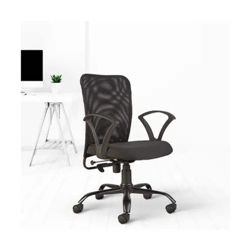 Image of CELLBELL© Calisto C83 Mesh Mid-Back Ergonomic Office Chair/Revolving Computer Chair for Work from Home/Study