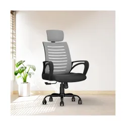 CELLBELL Desire C104 Mesh High Back Ergonomic Office Chair - Adjustable Seat Height, Sturdy Metal Base, Revolving Study 