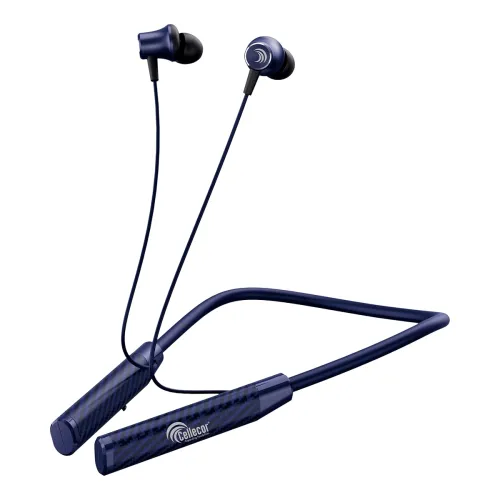 Image of CELLECOR BH-2 Wireless Waterproof Bluetooth Earphone Neckband with Big 35 Hours Playtime | Bluetooth 5.0 