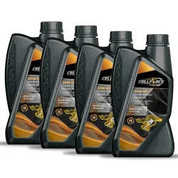 Cellforce 20W40 Synthetic Blend Engine Oil 1L (Pack of 4)