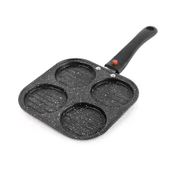 CELLO 4 Cavity Aluminium Nonstick Appam Patra Pan