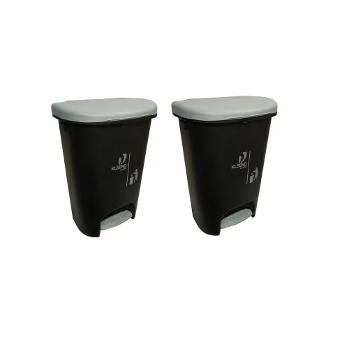 Image of Cello 50L Plastic Step-On Pedal Dustbin (Grey)