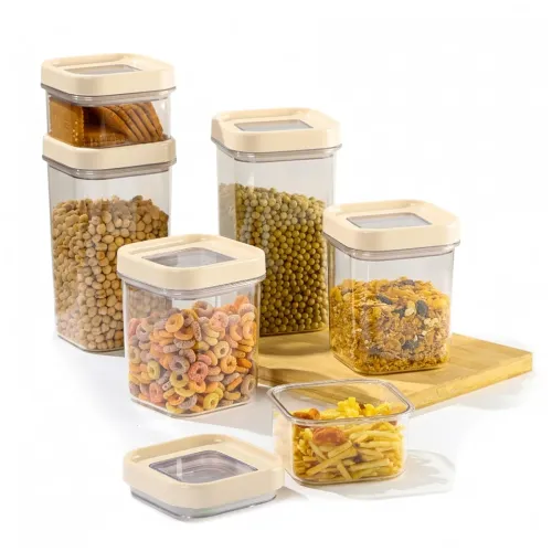 Image of Cello Airlock Canister Set (6 Pcs, White)