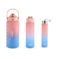 CELLO All Day Set of 3 Pieces Water Bottles
