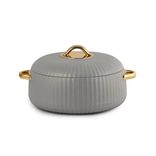 Image of CELLO Aurum Insulated Casserole Hot Pot For Kitchen 1250 ml Grey