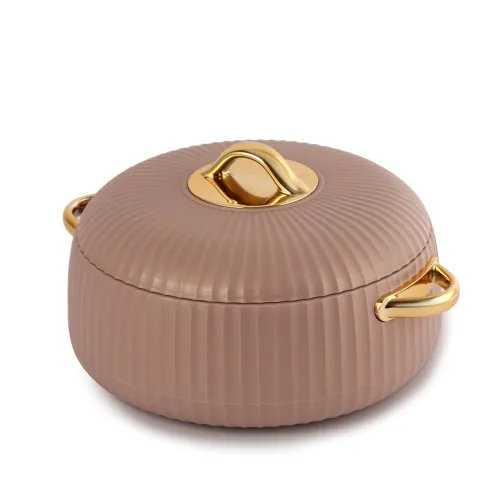 Image of CELLO Aurum Insulated Casserole Hot Pot For Kitchen 1250 ml Beige