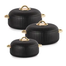 CELLO Aurum Insulated Casserole Hot Pot Set 3 Pieces