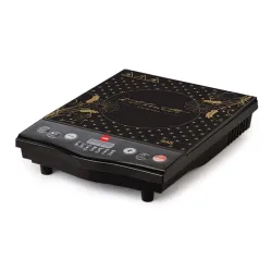 CELLO Blazing Glaze Induction Stove 1600 Watts Black | Safe & Reliable, Customized Preset Menu, 8 Stage Power Settings, Overheating Protection, Child Lock Protection | 1 Year Warranty
