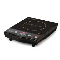 CELLO Blazing Instacook Induction Cooktop Stove 1600 Watts Black | Safe & Reliable, Customized Preset Menu, 8 Stage Power Settings, Overheat Protection | For All Types of Utensils | 1 Year W...