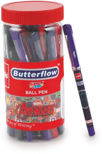 Image of Cello Butterflow Avengers Ball Pen, Po25