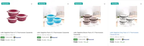 Image of Cello Casseroles upto 71% Discount