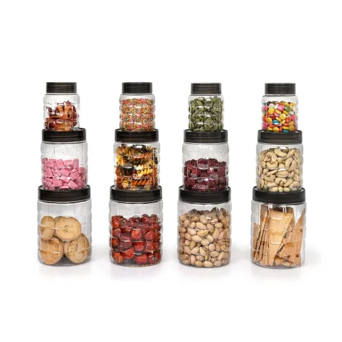 Image of CELLO Checkers Pet Plastic Airtight Canister Set